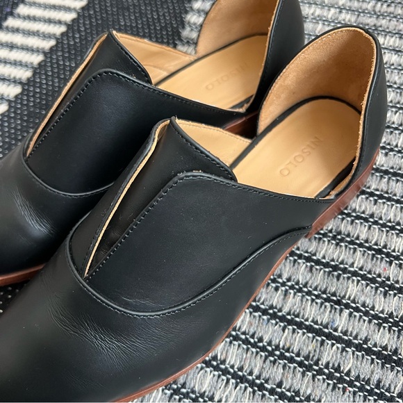 *Tried on Once * Nisolo Emma d'Orsay Oxford in Black - Picture 9 of 16